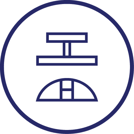 工字樑／半圓型樑